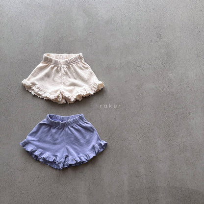 [PRE-ORDER] Eyelet Frill Shorts