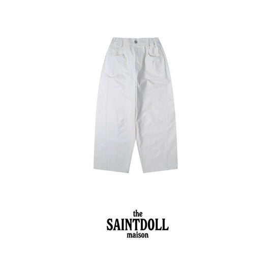 [PRE-ORDER] Cotton Wide Pants (Mom Couple)