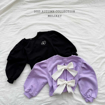 [PRE-ORDER] Back Slit Ribbon Sweatshirts