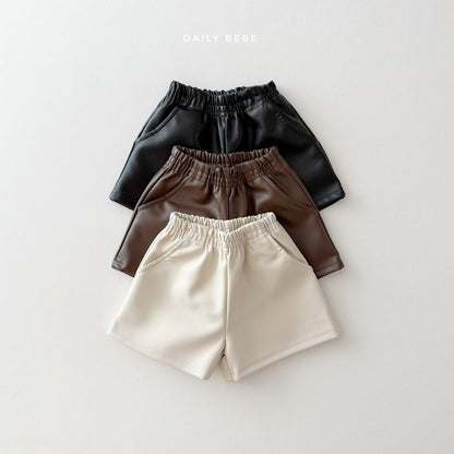 [PRE-ORDER] Faux Leather Shorts