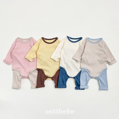 [PRE-ORDER] Pudding Modal Body Suit + Leggings Set