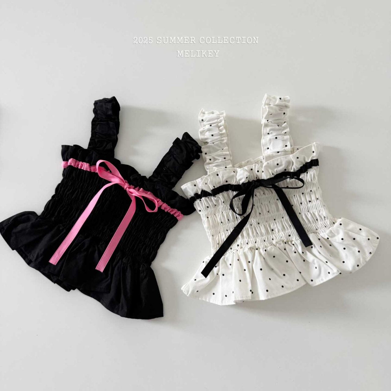 Jenny Ribbon Blouse [Black/M(3-4yr)]
