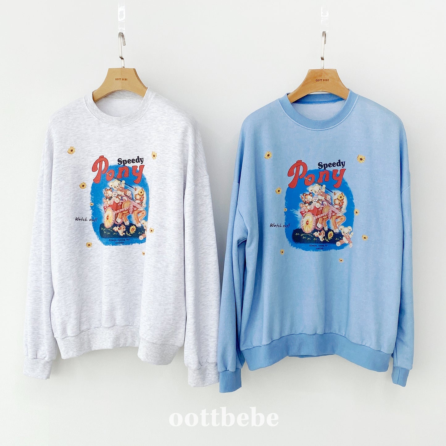 [PRE-ORDER] Pony Sweatshirts (Mom&Dad Couple)