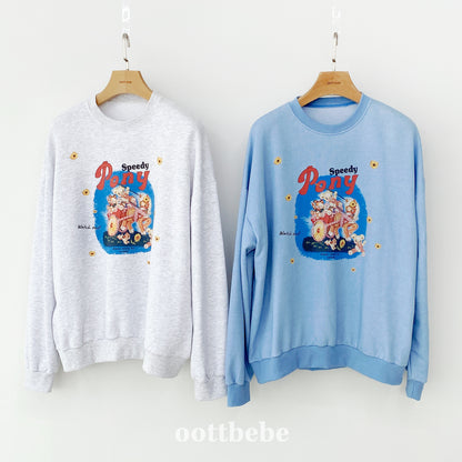 [PRE-ORDER] Pony Sweatshirts (Mom&Dad Couple)