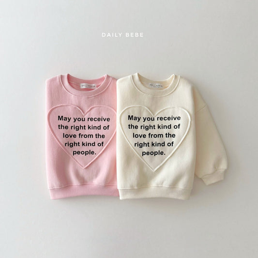 [PRE-ORDER] Heart Patch Sweatshirts