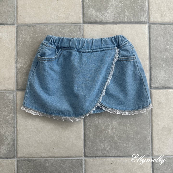 [PRE-ORDER] Nana Wrap Denim Skorts