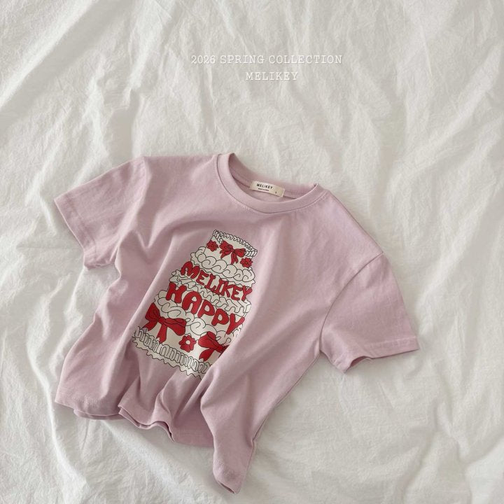 Cake T-Shirts [Pink/JS(8-9yr)]