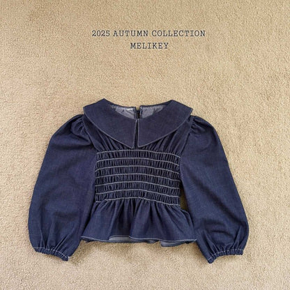 [PRE-ORDER] Smocking Collar Blouse