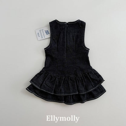 [PRE-ORDER] Mona Frill Denim Dress
