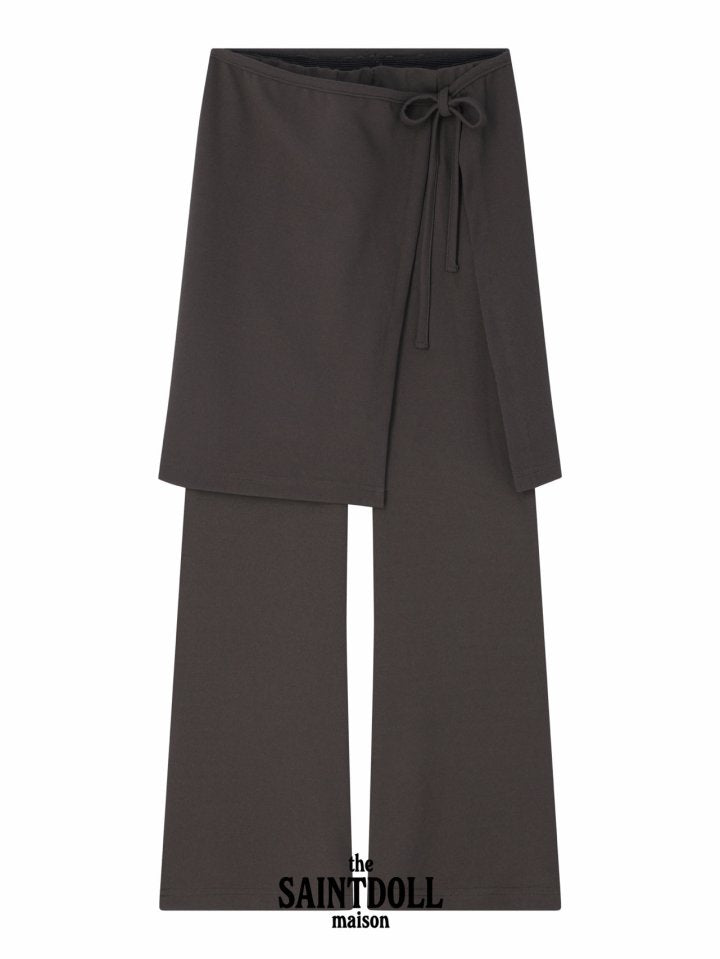 [PRE-ORDER] Wrap Boot-Cut Pants (Mom Couple)