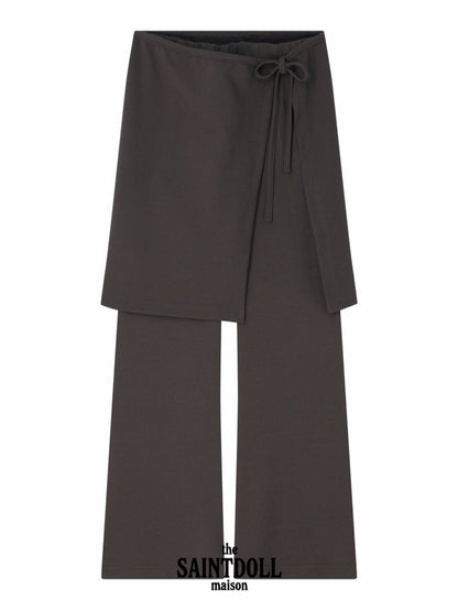 [PRE-ORDER] Wrap Boot-Cut Pants (Mom Couple)