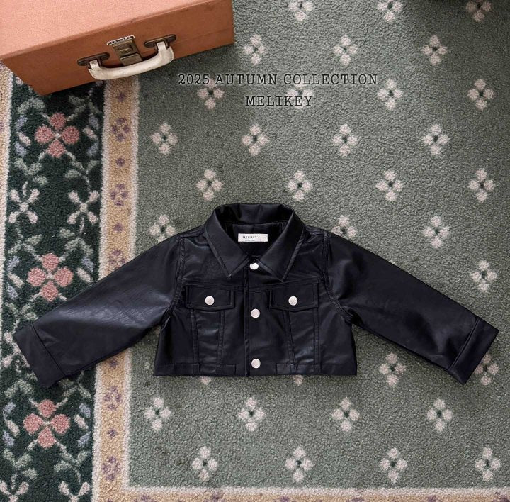 [PRE-ORDER] Faux Leather Short Jacket