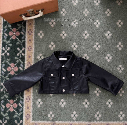 [PRE-ORDER] Faux Leather Short Jacket