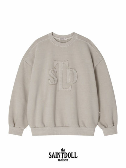 [PRE-ORDER] Embroidery Pigment Sweatshirts (Mom Couple)