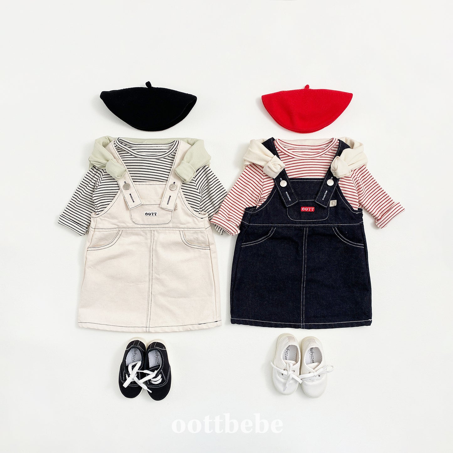 [PRE-ORDER] Denim Suspender Dress