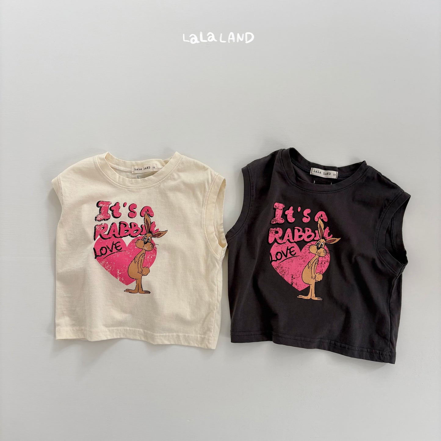 [PRE-ORDER] Love Rabbit Sleeveless T-Shirts