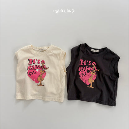 [PRE-ORDER] Love Rabbit Sleeveless T-Shirts