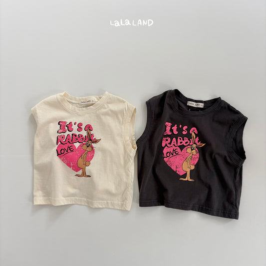 [PRE-ORDER] Love Rabbit Sleeveless T-Shirts