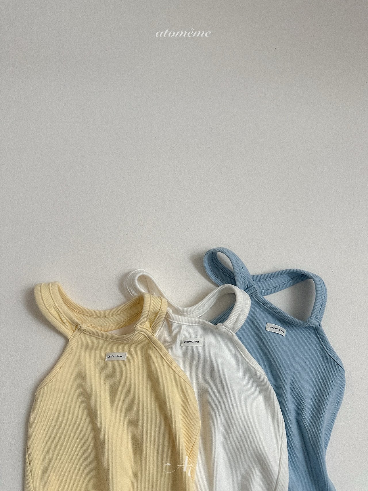 [PRE-ORDER] Rene Ribbed Halter Tank Top