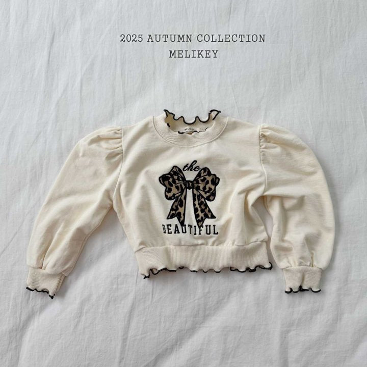 [PRE-ORDER] Leopard Ribbon Sweatshirts