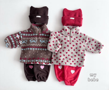[PRE-ORDER] Heart Fleece Pants