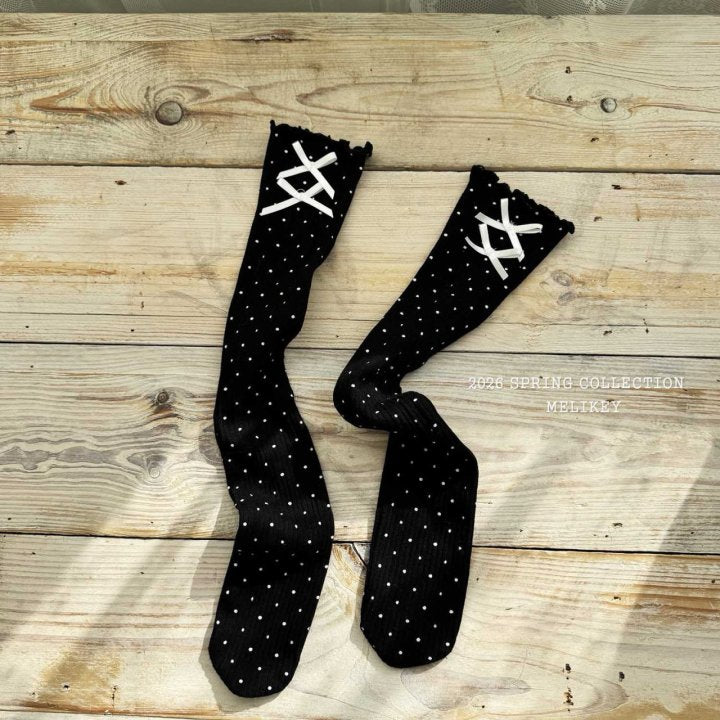 [PRE-ORDER] Two Ribbon Long Socks
