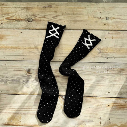 [PRE-ORDER] Two Ribbon Long Socks