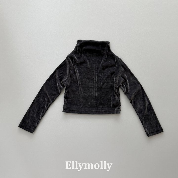 [PRE-ORDER] Velvet Mesh Turtleneck T-Shirts