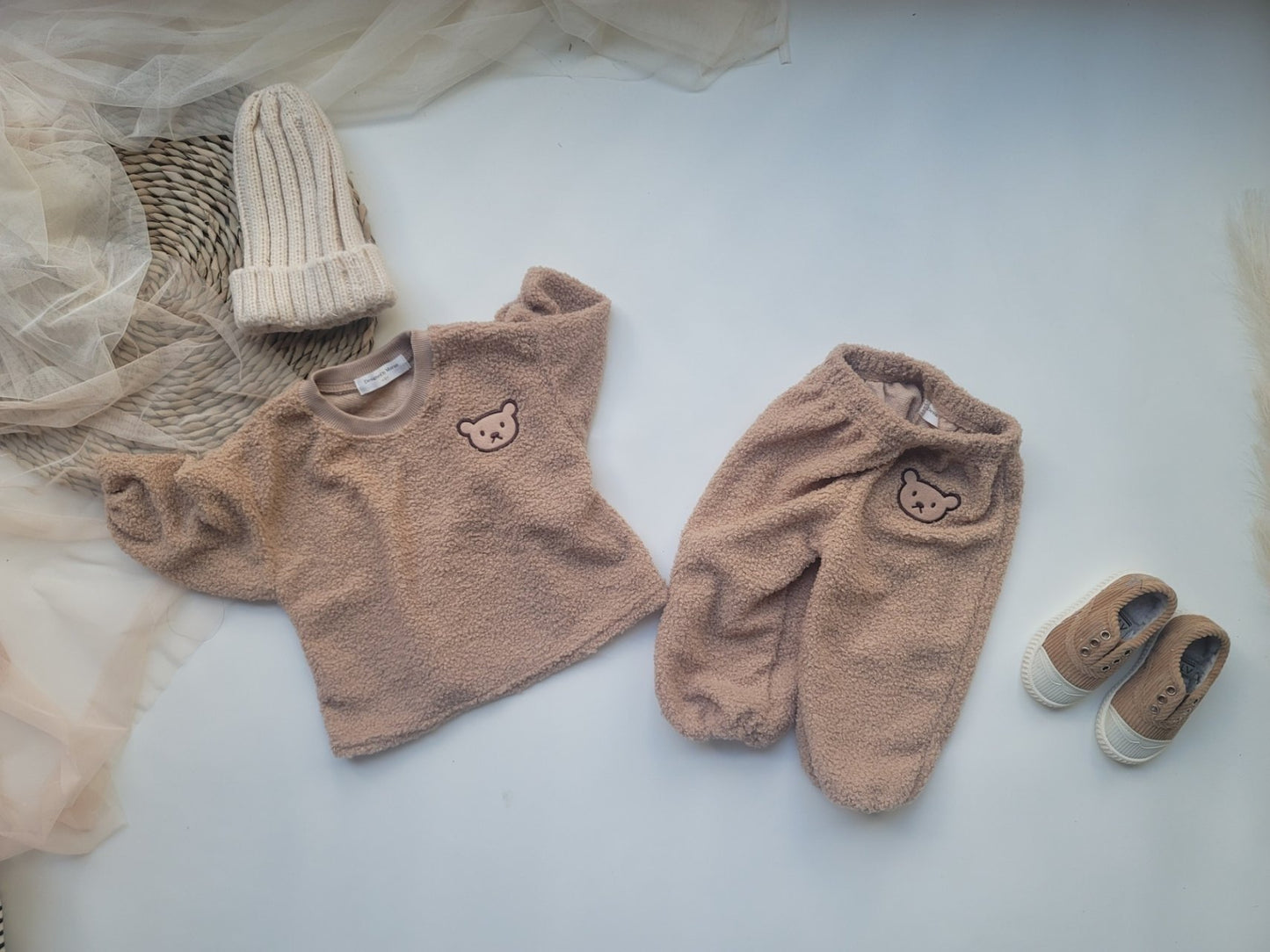 [PRE-ORDER] Sherpa Bear Top Bottom Set