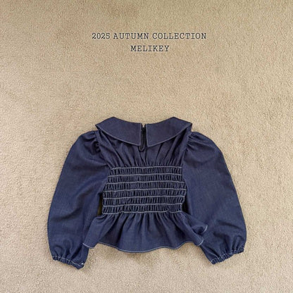 [PRE-ORDER] Smocking Collar Blouse