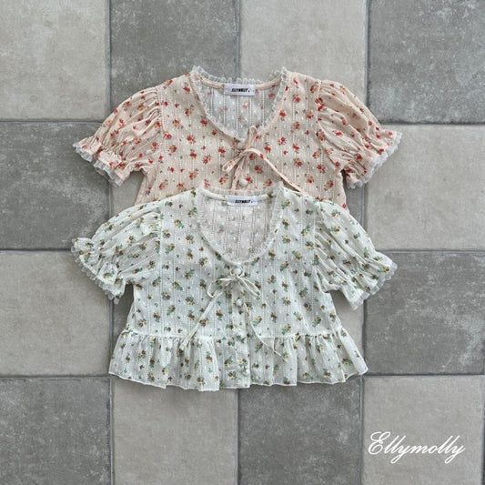 [PRE-ORDER] Flower Eyelet Blouse