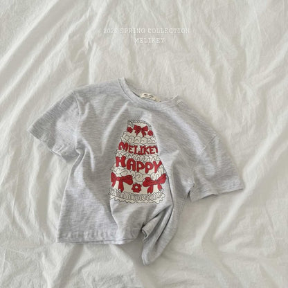 Cake T-Shirts [Pink/JS(8-9yr)]