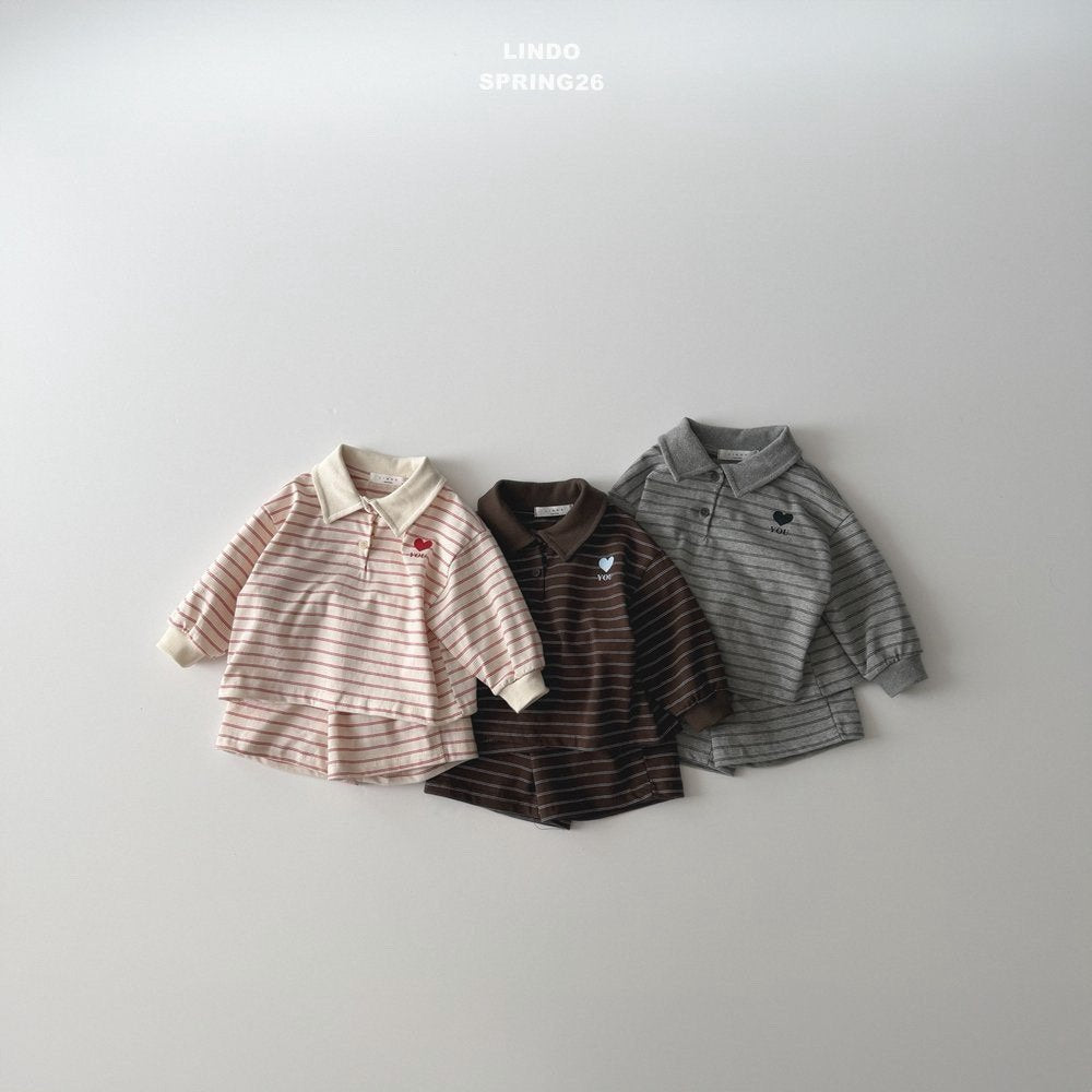 [PRE-ORDER] Sand Collar Top Bottom Set