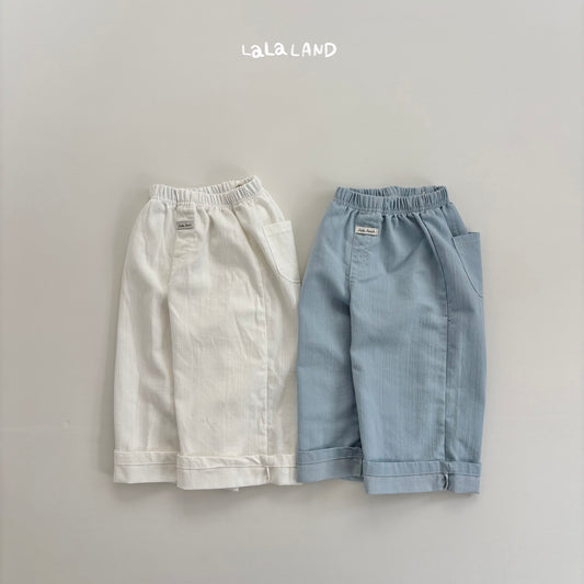 [PRE-ORDER] Summer Slub Roll-Up Pants