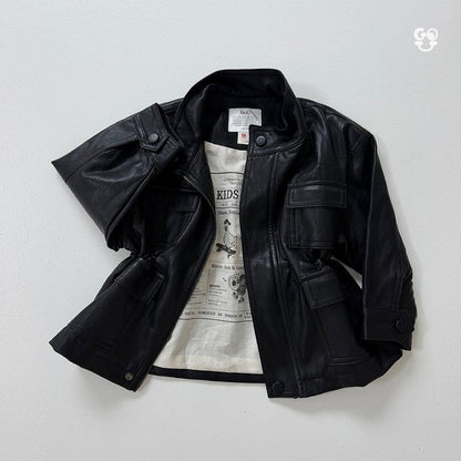 [PRE-ORDER] Comfy Faux Leather Jacket (Mom Couple)