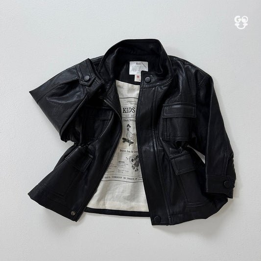 [PRE-ORDER] Comfy Faux Leather Jacket (Mom Couple)