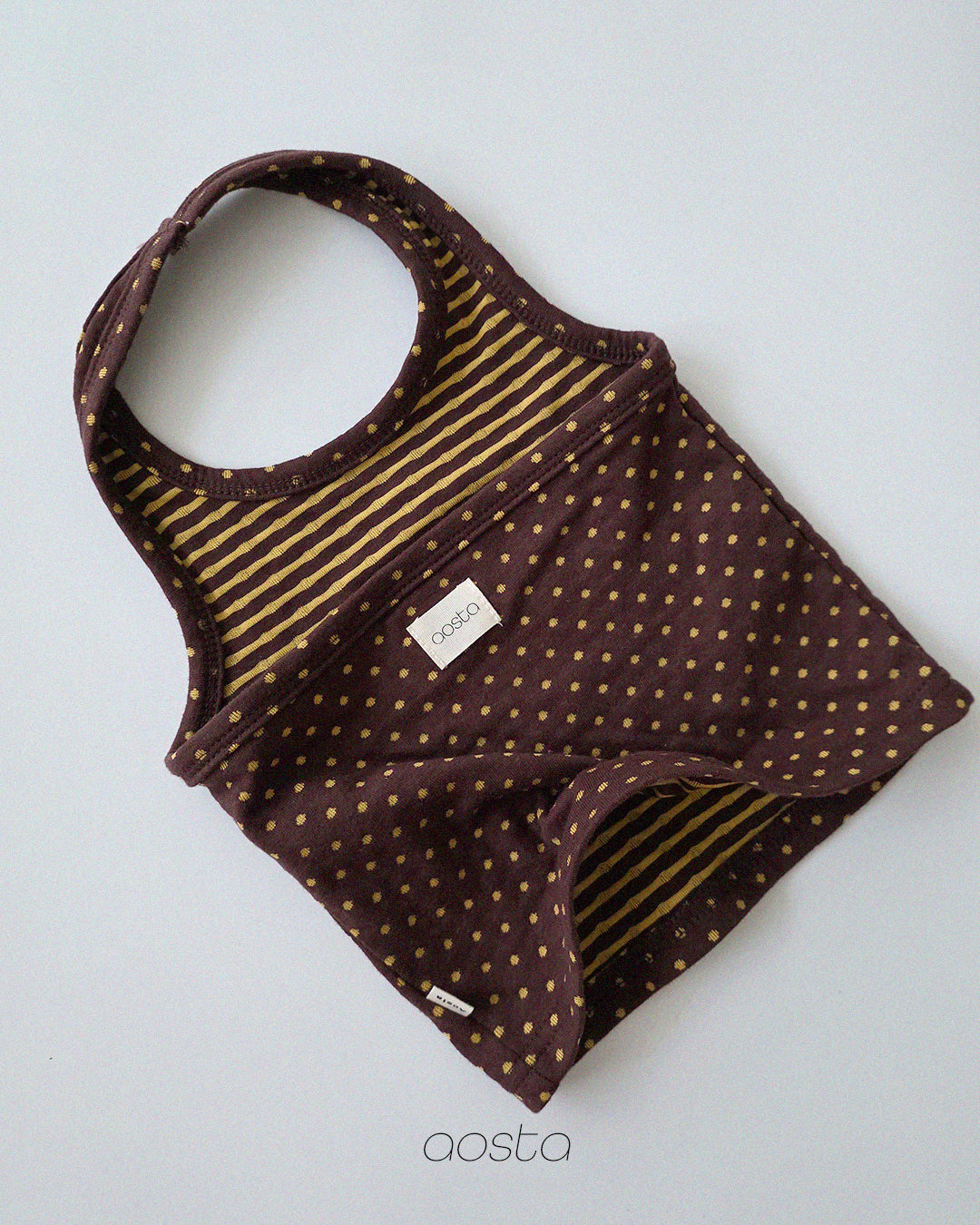 [PRE-ORDER] Choco Chip Halter Neck Top
