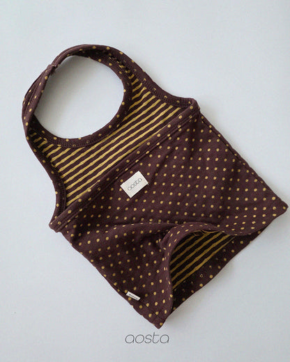 [PRE-ORDER] Choco Chip Halter Neck Top
