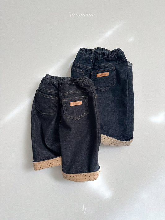 [PRE-ORDER] Non Fade Roll-Up Denim Pants