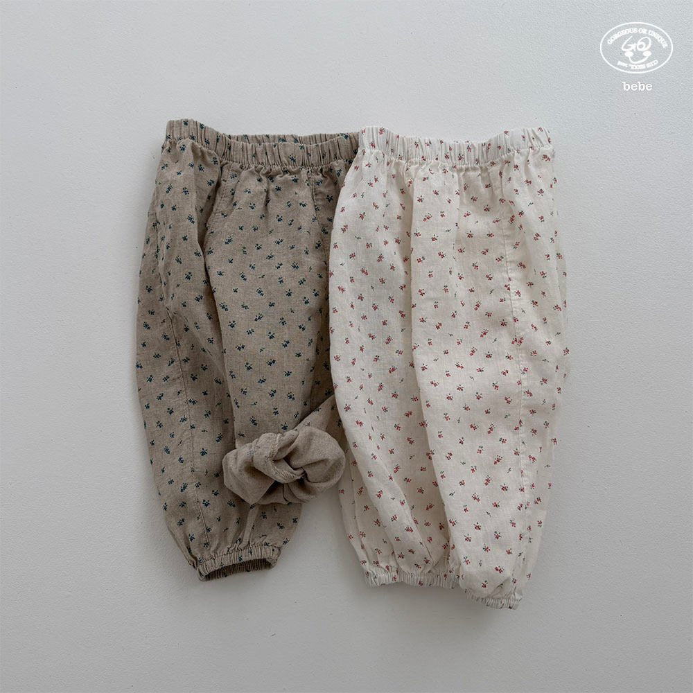 [PRE-ORDER] Baby Floral Pants