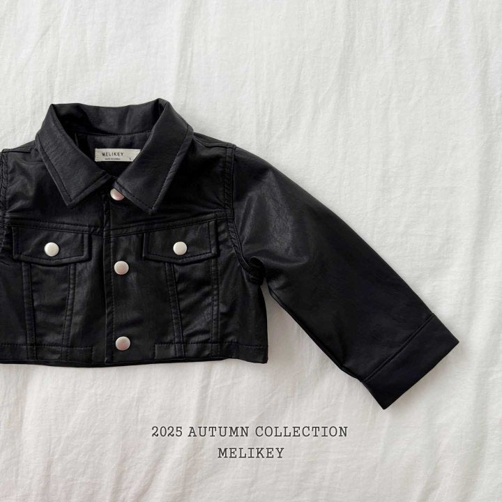 [PRE-ORDER] Faux Leather Short Jacket