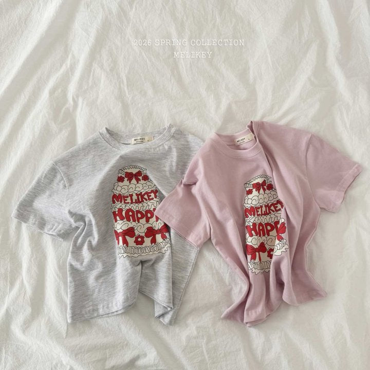 Cake T-Shirts [Pink/JS(8-9yr)]