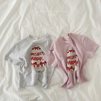 Cake T-Shirts [Pink/JS(8-9yr)]