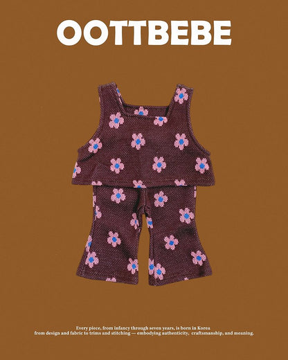 [PRE-ORDER] Flower Vest Bottom Set