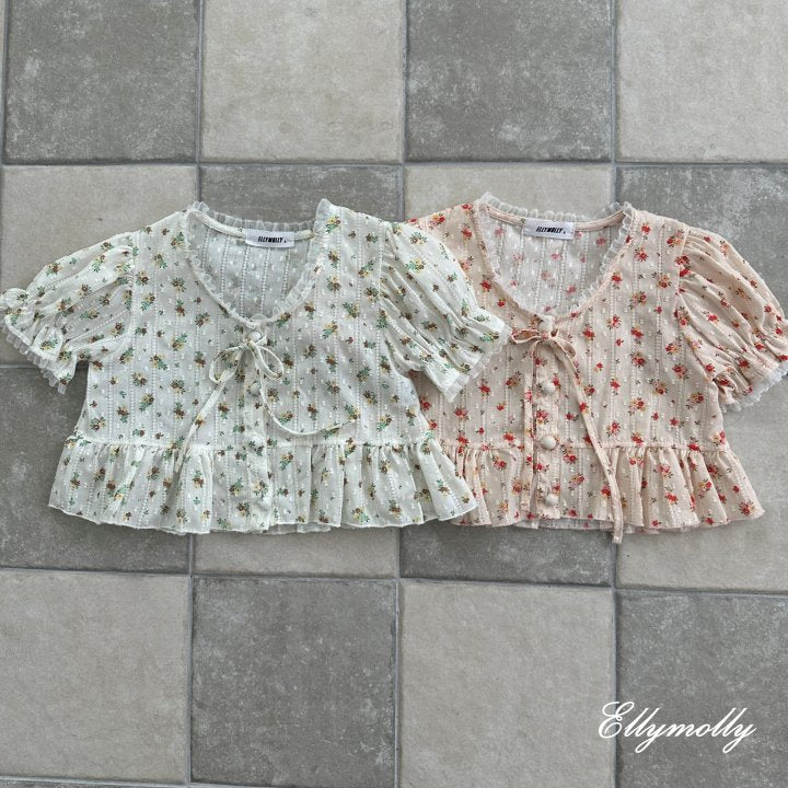 [PRE-ORDER] Flower Eyelet Blouse