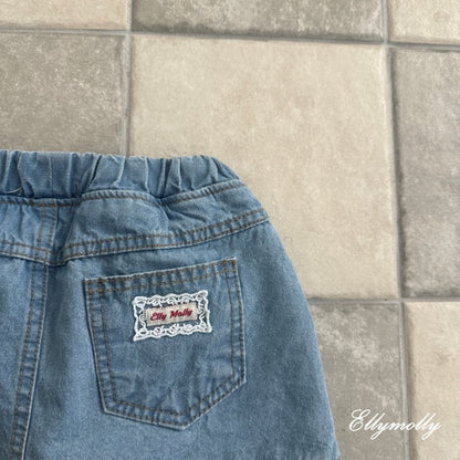 [PRE-ORDER] Nana Wrap Denim Skorts