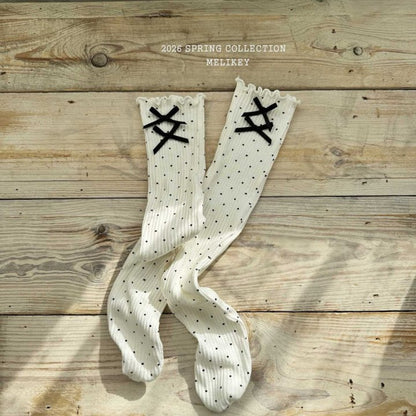 [PRE-ORDER] Two Ribbon Long Socks
