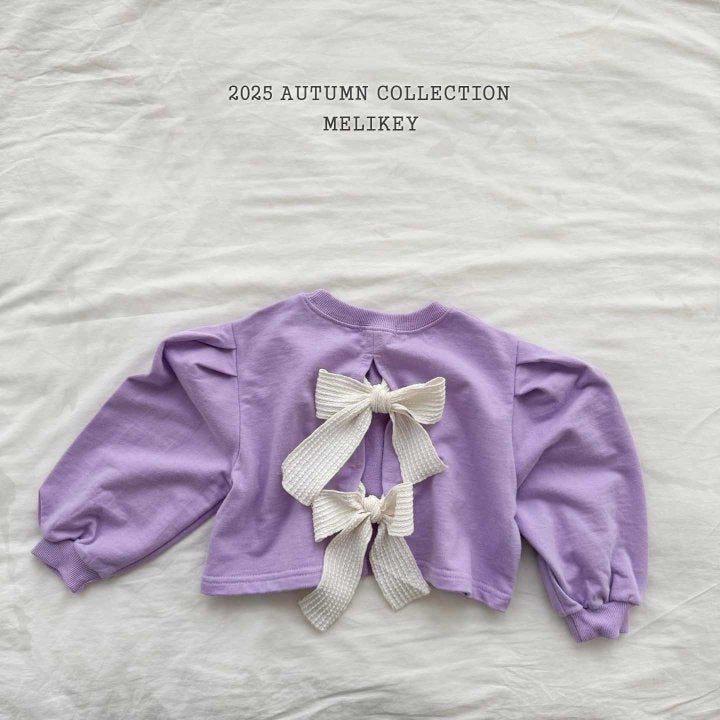 [PRE-ORDER] Back Slit Ribbon Sweatshirts