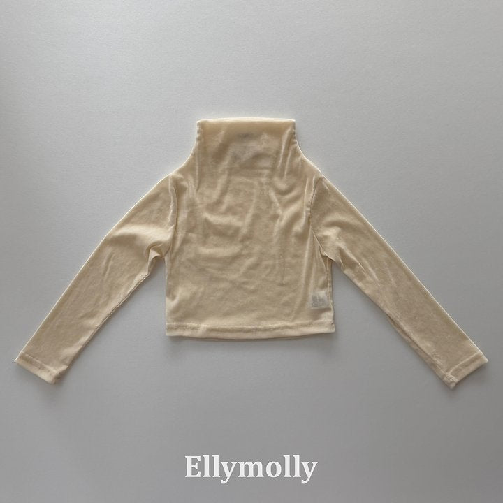 [PRE-ORDER] Velvet Mesh Turtleneck T-Shirts