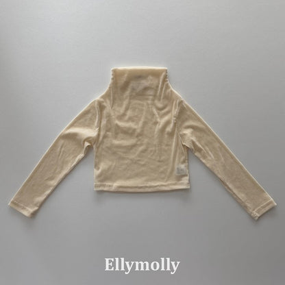 [PRE-ORDER] Velvet Mesh Turtleneck T-Shirts